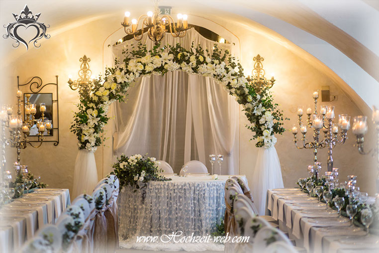 Hochzeitsdekoration mieten Kerzenständer verleih